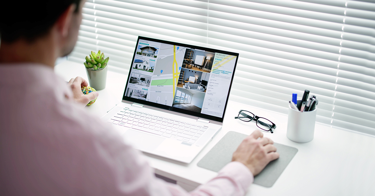 Revolutionizing Real Estate: Nar'S New Mls Policy Empowers Sellers And Buyers 18 Man looking at real estate listings on laptop