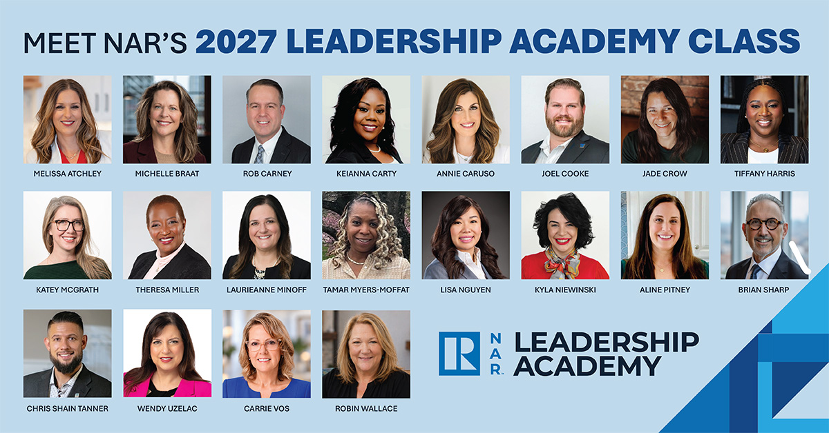 National Association of REALTORS® Announces 2027 Leadership Academy Class